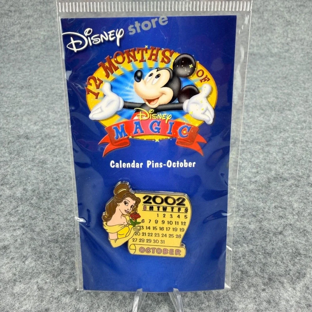 Disney Store 12 Months of Magic October 2002 Belle Beauty & the Beast Pin